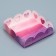 Bearbox, confectionery packaging with PVC lid, “with love”, 10.5 x 10.5 x 3 cm