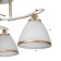 Sarri gallop chandelier 3x60W E27 white gold 25x43x43 cm.