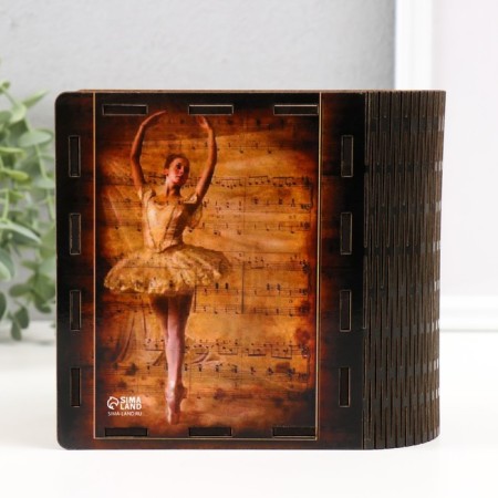 Basket box "Ballerina" 14x14 cm-5