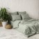 Set of pillowcase "Boyle", size 70x70 cm, green color, 2 pcs
