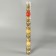 Set of balls plastic D-4 cm, 12 pcs "Melody" crack, gold