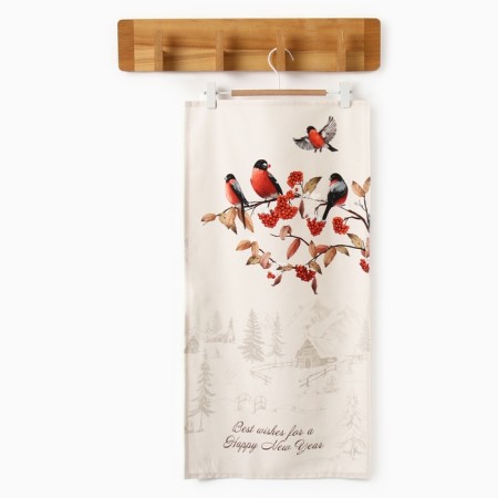 Ethel Gapers "Bullfinchi on branches" 40x73 cm, 100% cotton, sarzha 190 g/m2