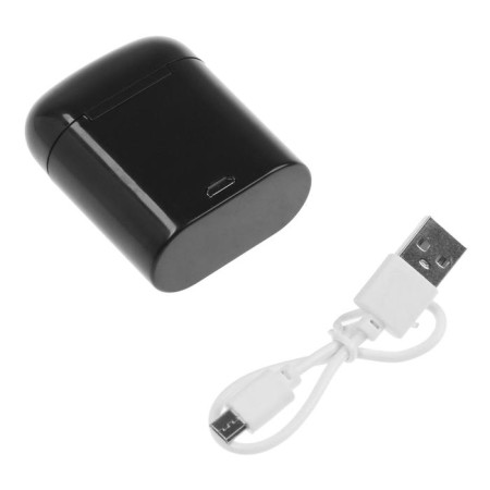 Wireless headphones Luazon i7-Mini, TWS, BT 5.0, 40/350 mAh, glossy, black-6