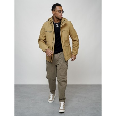 Sports male jacket, size 52, beige color-11