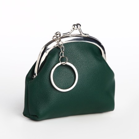 Women's wallet on the farmar, green color