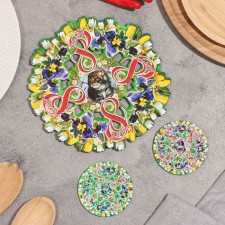Set No. 1 Standing for hot and 2 cup holder, D-20.5 cm