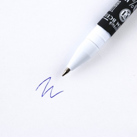 Handle Blue Blue Paste 0.7 mm with cap “100% man” plastic software-3