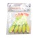 Yaman foam fish on a double, 95 mm, color 26 UV, 5 pcs.