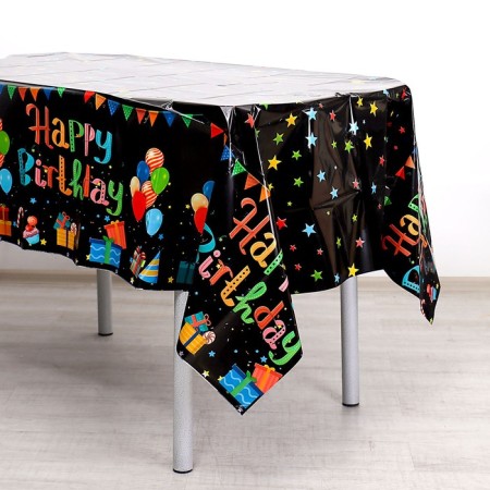 Grinding “Happy Birthday”, 137 × 183 cm, black-1