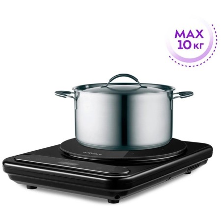 Induction tile KitFort KT-163, 1400 watts, 1 burner, timer, black-5