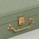 Casket to the leatherette for jewelry "Case. Chess" Green 17.5x24x9 cm