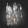 Sconces st. SL846.101.02. OoreCchini. 2x40 watts, E14, 25.5x38 cm, dark chromium color