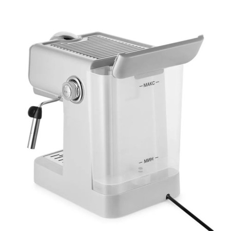 Coffee machine KitFort KT-7234, Rozhkova, 950 W, 1.5 l, cappuccino, silver-5