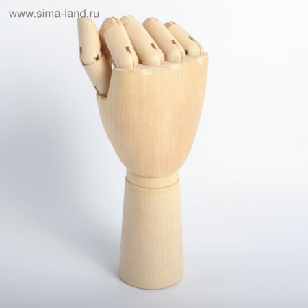 Model wooden art mannequin "Male Right Hand" 31 cm-3