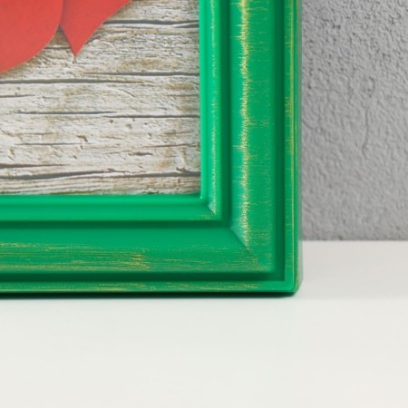 Platinum multipliece collage for 12 photos 10x15 cm, green with gold-1