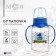 A bottle for feeding with the handles "My first bottle", a classic throat, 150 ml., 0 months, color blue