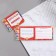 Diploma "Graduate of primary school!" thermography, red background, 44.5x16.5 cm