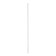 Terminus uno “circle” electric heated towel rail, 1400x32 mm, white matte