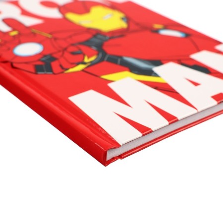 Notepad A6, 40 sheets in a solid cover, iron man, Avengers-1