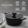 Magistro Warrior, 4 l, d = 24 cm, h = 10.5 cm, with a lid, anti -stick coating, induction