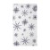 Towel "Dolyana" Blue Snowflakes 40x70 cm, 100% cotton, 164 g/m2