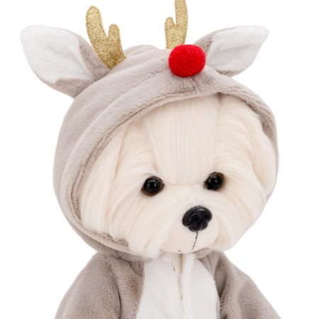 Lucky Mimi soft toy: cute deer, with a frame, 37 cm-4