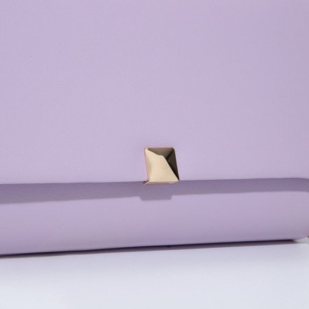 Female bag on a magnet, lilac color-4