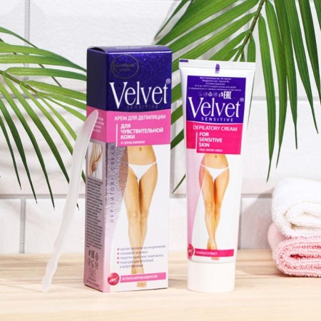 Velvet depisrator, for sensitive skin and bikini zone, 100 ml