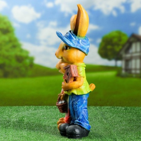 Garden figure "Bunnies" 11x23x48cm-1