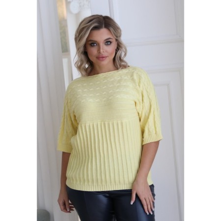 Female jumper, size 62, yellow color-4