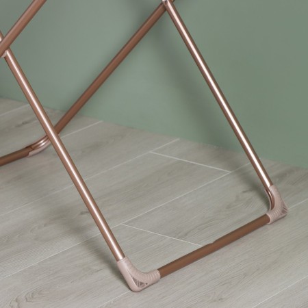 Sushilka for linen is floor folding, working length 20 m, height from the floor 95 cm, width 54 cm, color pink gold-5