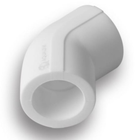 Aqualink square, polypropylene, d = 40 mm, 45 °-4