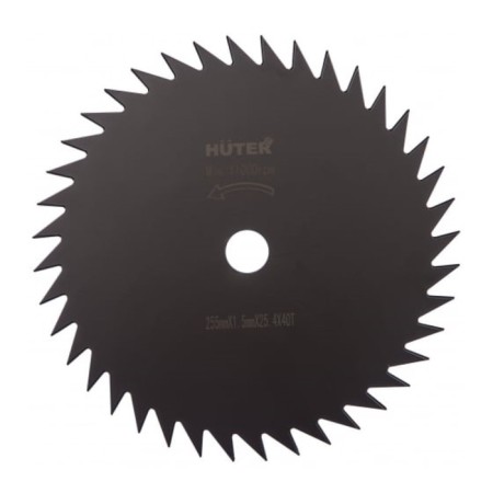 Huter GTD-40T trimmer knife, 255x25.4 mm, 40 teeth
