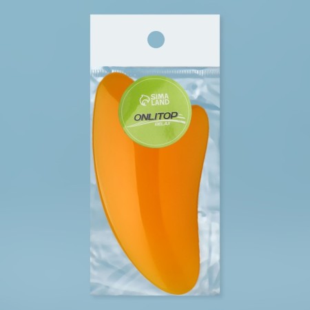 Huasha massage "Paw", 10 × 5 cm, orange color-5