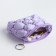 Women's wallet with lightning, lilac color