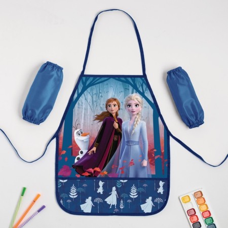 Apron with sleevens Children's "Cold Heart", 49x39 cm-5