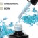Gel nail polish, "Milk Potal", 3-phase, 8ml, LED/UV, white/blue color (11)