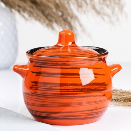 Ceramic Pikanto baking pot 0.65l / 12.5x11.5cm, rainbow mix-8