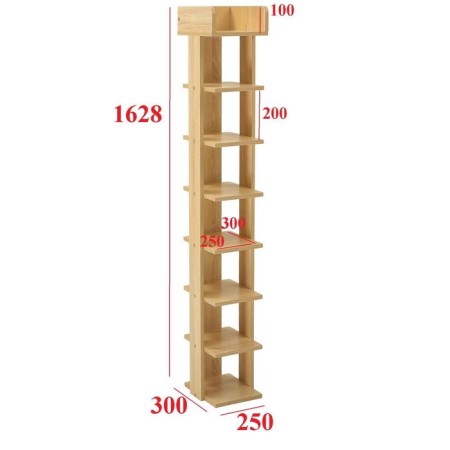 Stellage Nord No. 3, 250x300x1628, Dub Sonoma-1