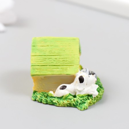 Figure for Florarium Polystone "Pyosik at the booth" MIX 4.5x4x3.2 cm-2