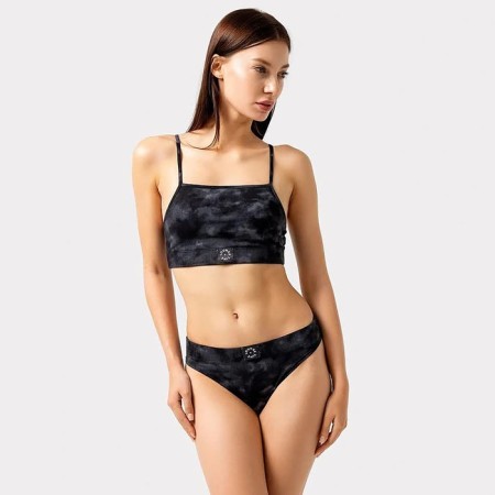 Bustier (top) female, black color, size 48 (l)-4