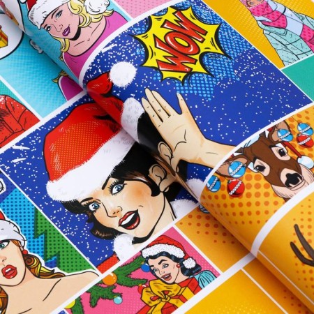 Glossy packaging "New Year's Pop-Art", 70 x 100 cm, 1 sheet-2