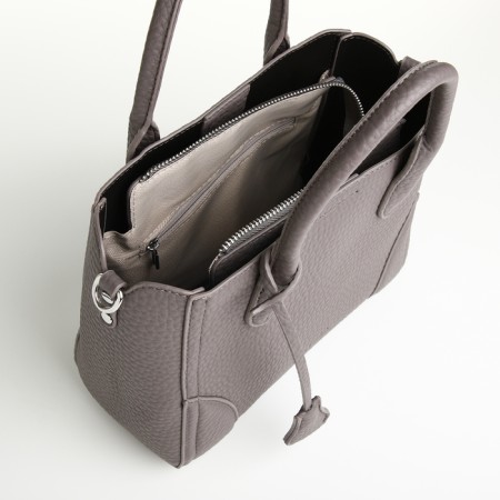 Bag Textura, 25*7*21, OD with zipper, REAL BEAL, Gray-7