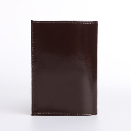 Passport cover, brown color-2