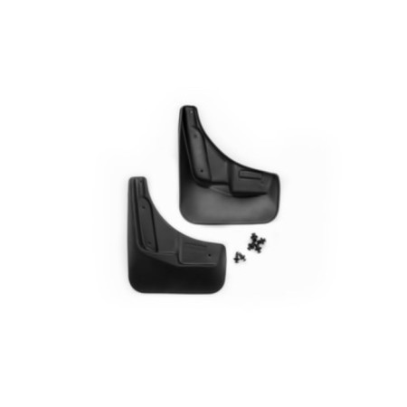 Spray-headed front Mitsubishi Outlander, 2012-2016, 2 pcs (polyurethane)