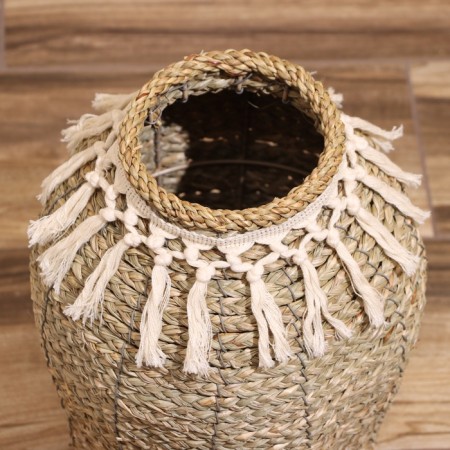 Vase wicker, floor 25x25x34 cm-2