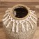 Vase wicker, floor 25x25x34 cm