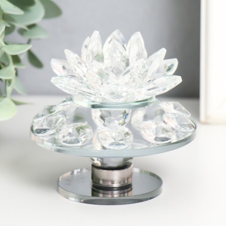 Souvenir glass per 1 candle "Lotus radiance" 9x9x8.5 cm-1