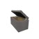 Puff with a lid and weighting, 800 × 400 × 420 mm, Vital velor, Dove color