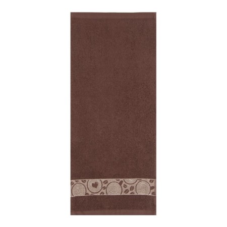 A towel 30x60 cm, coffee, brown mix, 340 gr/m, maistra, cotton-1
